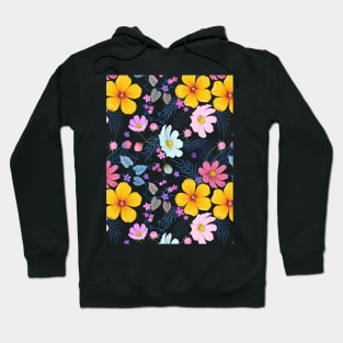 Colorful and Pretty Flower Design Pattern Hoodie